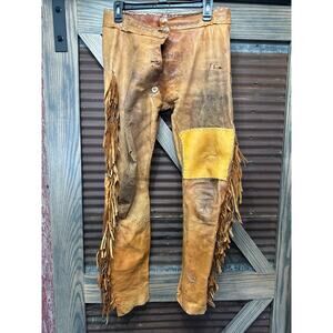 Hand made leather pants.